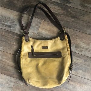 Ellington Olive & Brown Shoulder Bag